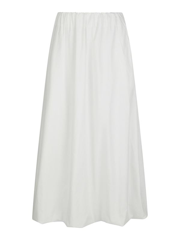 Kjolar - Ober long balloong skirt – White
