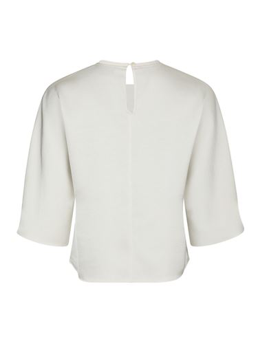 Blusar/Skjortor - Liora heavy sateen blouse – Pearl