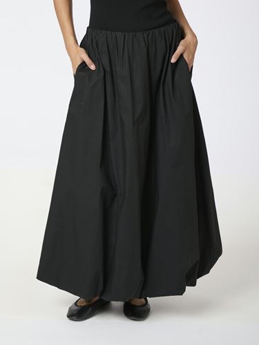 Kjolar - Ober long balloong skirt – Black