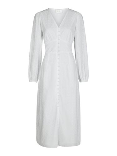 Klänningar - Alto embroidery dress – White