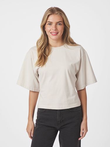Toppar - Asha boxy tee – Ivory