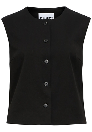 Toppar - Objlisa Waistcoat – Black