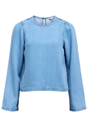 Toppar - Objframe Top – Light Blue Denim