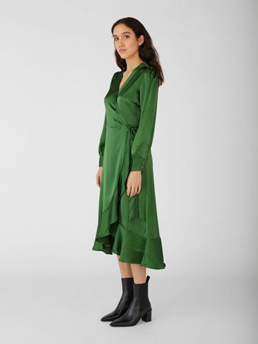 Klänningar - Objsateen Wrap Dress A Fair – Lush Meadow