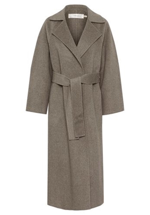 Kavajer/Ytterplagg - YillaIW Long Coat – Sandy Grey Melange