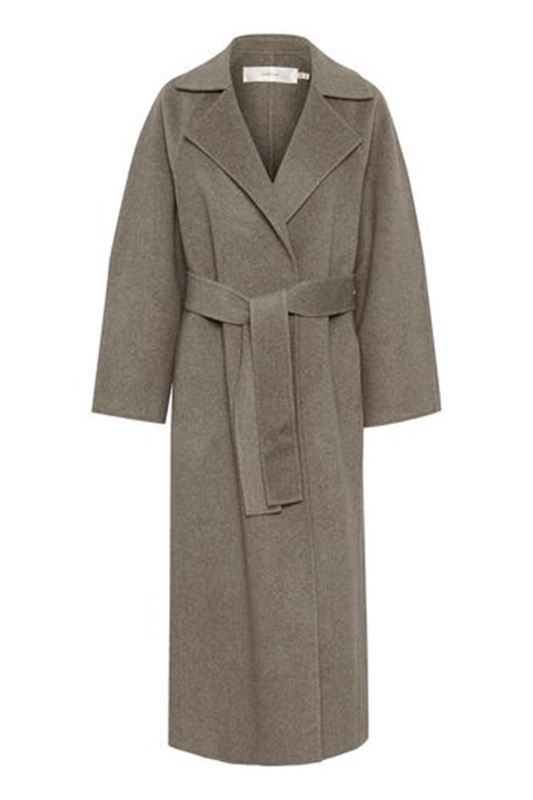 Kavajer/Ytterplagg - YillaIW Long Coat – Sandy Grey Melange