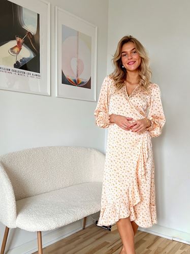 Klänningar - Eva precious rose dress – orange