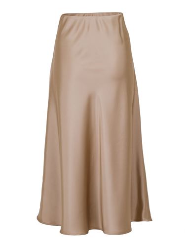 Kjolar - Bovary  sateen skirt – camel