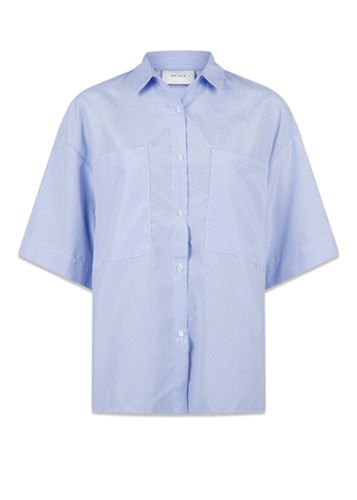 Blusar/Skjortor - Mellow mini stripe shirt – light blue