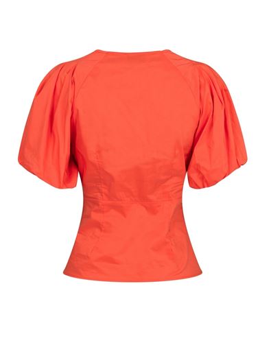 Blusar/Skjortor - Irina Poplin Blouse – Coral