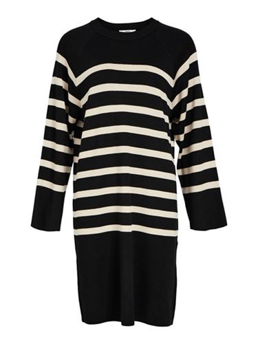 Klänningar/Tunikor - Objester knit dress – black/sandshell