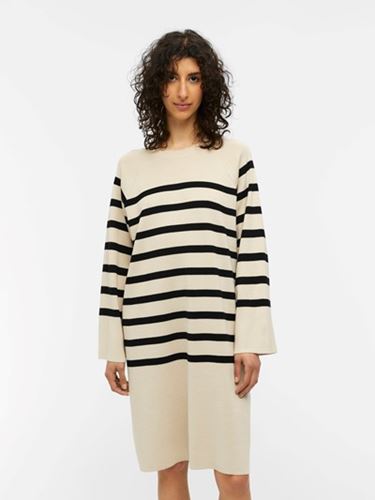 Klänningar/Tunikor - Objester knit dress – sandshell/black
