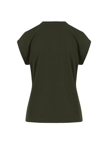 Toppar - CC Heart basic v-neck t-shirt – Hunter green