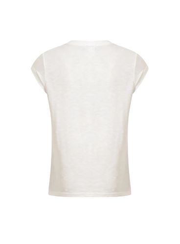 Toppar - CC Heart basic v-neck t-shirt – White