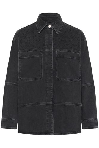 Kavajer/Ytterplagg - JunaIW shirt – Dark grey
