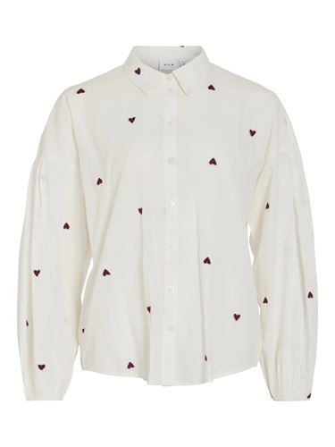 Blusar/Skjortor - Vistef Shirt – Optical Snow/Heart Embr