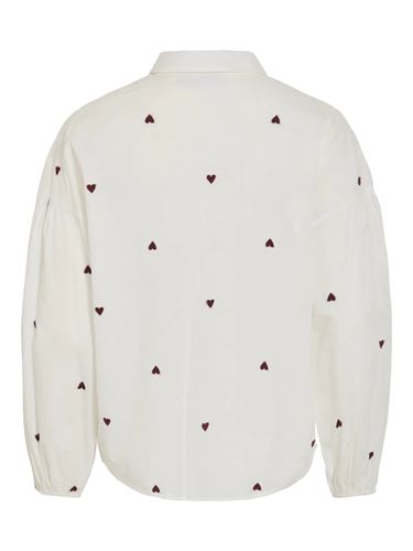 Blusar/Skjortor - Vistef Shirt – Optical Snow/Heart Embr
