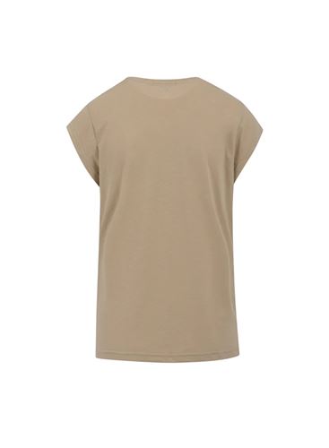 Toppar - CC Heart basic v-neck t-shirt – Golden sand
