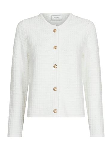 Kavajer/Ytterplagg - Limone knit jacket – White