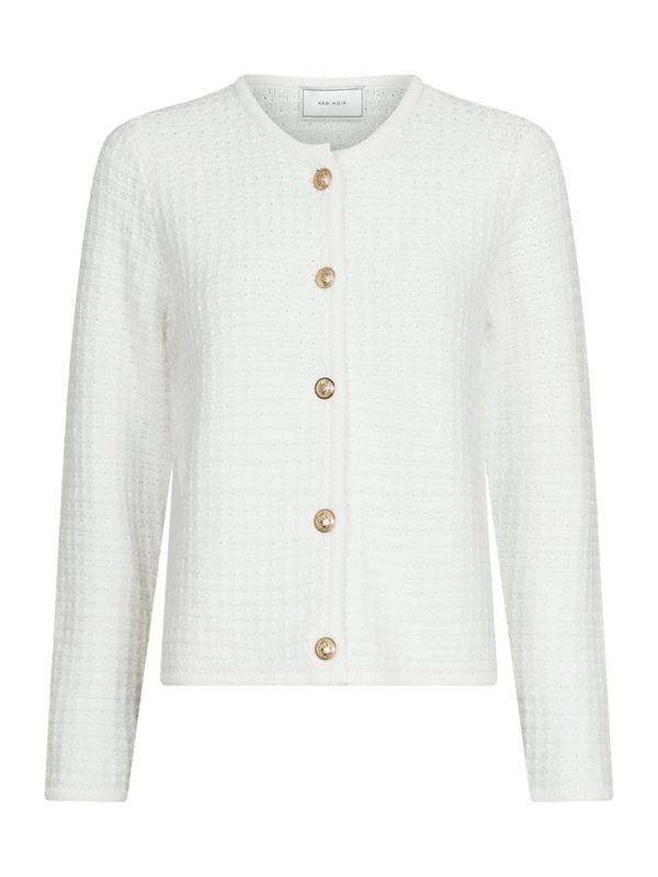 Kavajer/Ytterplagg - Limone knit jacket – White