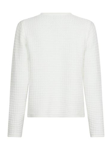 Kavajer/Ytterplagg - Limone knit jacket – White