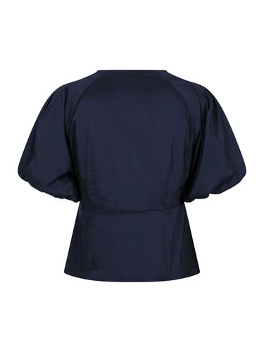 Blusar/Skjortor - Irina Poplin Blouse – Navy