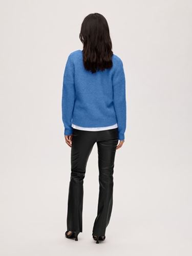Tröjor&Koftor - Slfivi umbra knit v-neck – ultramarine