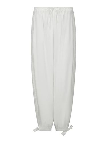 Byxor - Elyse s voile balloon pants – White