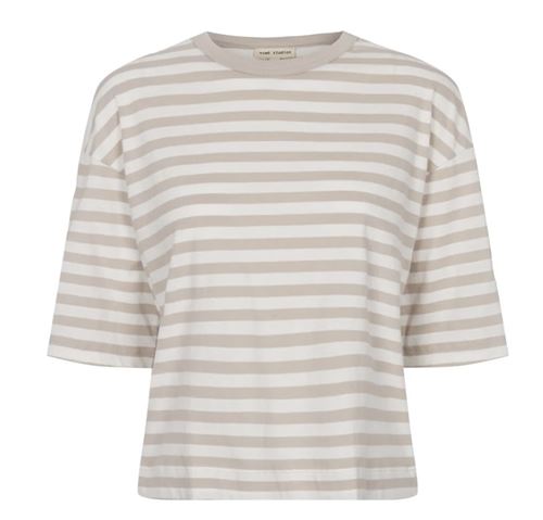 Tröjor&Koftor - ESSSigne striped boxy t-shirt – chateau stripe