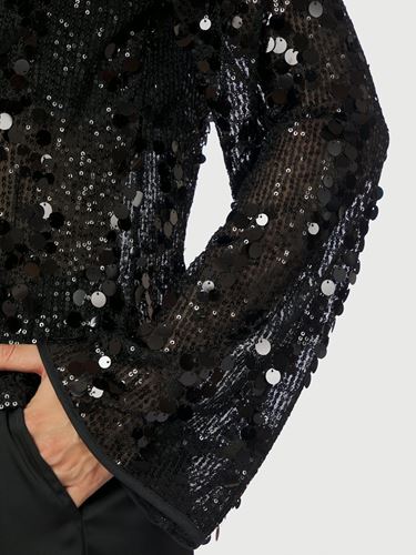 Blusar/Skjortor - Blake sequins blouse – Black