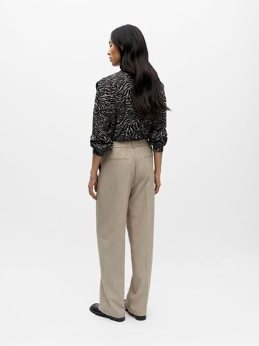 Byxor - Objsigrid casual pant – Desert taupe