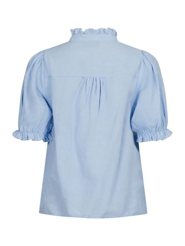 Blusar/Skjortor - Odesa linen blouse – light blue