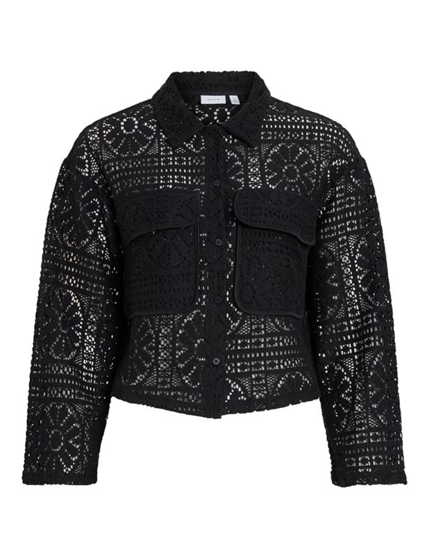 Tröjor/koftor - Vimerinda Crochet Cardigan – Black Beauty