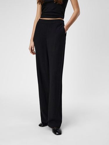 Byxor - Objsanne aline wide pant – Black