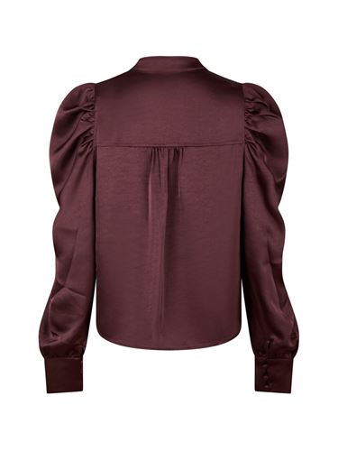 Blusar/skjortor - Rosslyn Heavy Sateen Blouse – Burgundy
