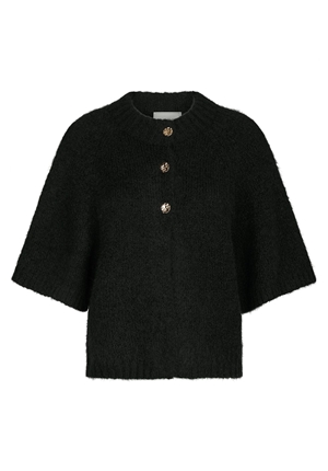 Tröjor/Koftor - Benuta fluffy knit cardigan – Black