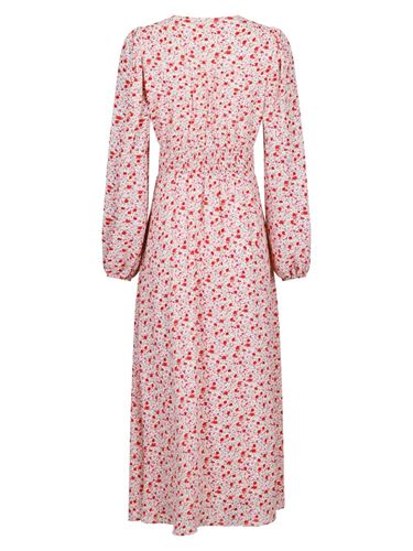 Klänningar - Timma sweet floral dress – red