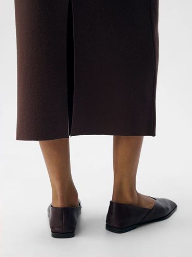 Kjolar - Objreynard knit skirt – Seal Brown