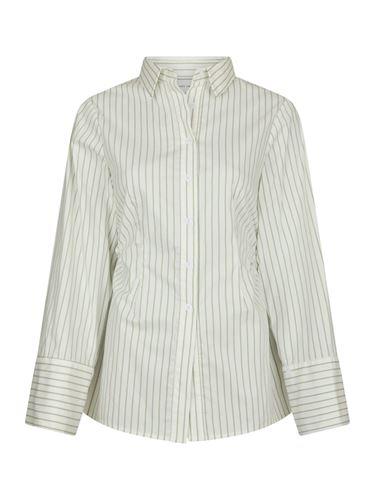 Blusar/Skjortor - Carolie stripe shirt – Dusty green