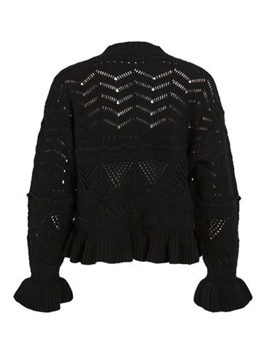 Tröjor/Koftor - Vicarmelia o-neck knit – Black