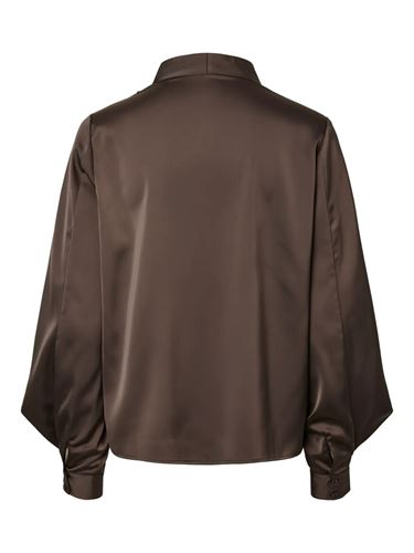 Blusar/Skjortor - Yaspella top - Chocolate brown
