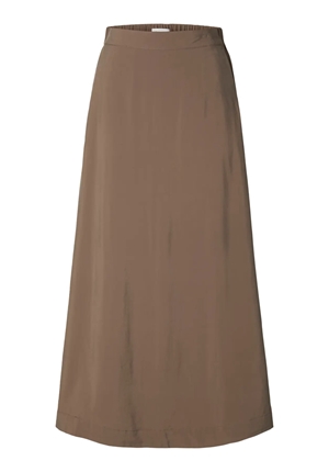 Kjolar - SLWMary HW Ankle Slit Skrit – Chocolate Chip Kjolar - SLWMary HW Ankle Slit Skrit – Chocolate Chip