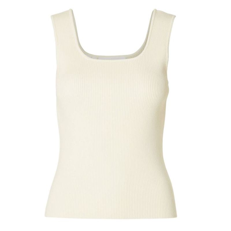 Toppar - Slfjenny knit top – Birch