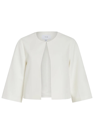 Kavajer/Ytterplagg - Vigery o-neck ¾ bolero – Cloud dancer