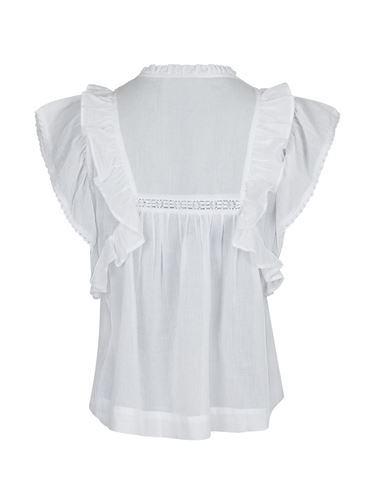 Blusar/Skjortor - Jayla voile top – white