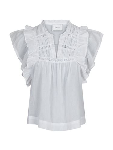 Blusar/Skjortor - Jayla voile top – white