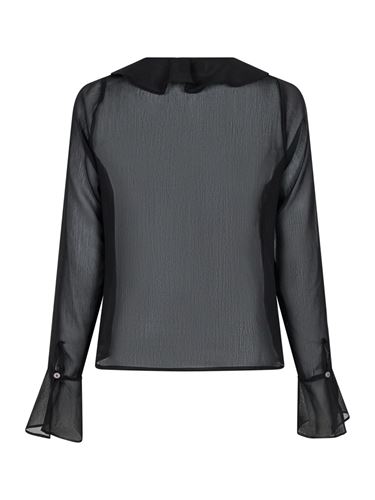 Blusar/Skjortor - Anika frill blouse – Black