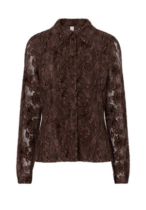 Blusar/Skjortor - Yasalmina shirt- Coffee bean