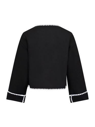 Kavajer/Ytterplagg - Malikka contrast jacket – Black
