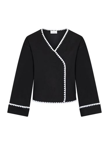 Kavajer/Ytterplagg - Malikka contrast jacket – Black